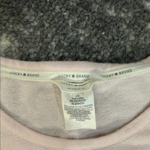 Lucky Brand Light Pink Pajama Set - Picture 2 of 2